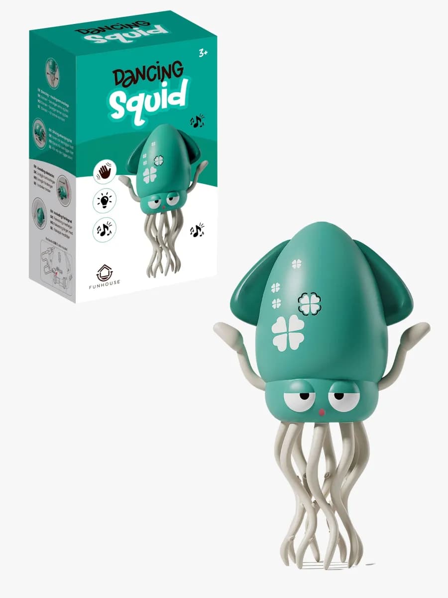 Trend Toys Dansande Bläckfisk, Grön