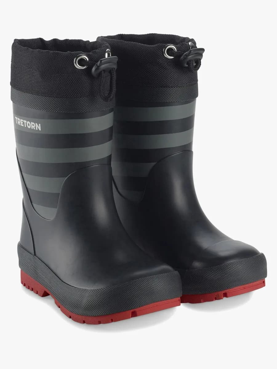Tretorn Gränna Vinter Fodrade Gummistövlar, Black/Grey, 26 - Bäst i test