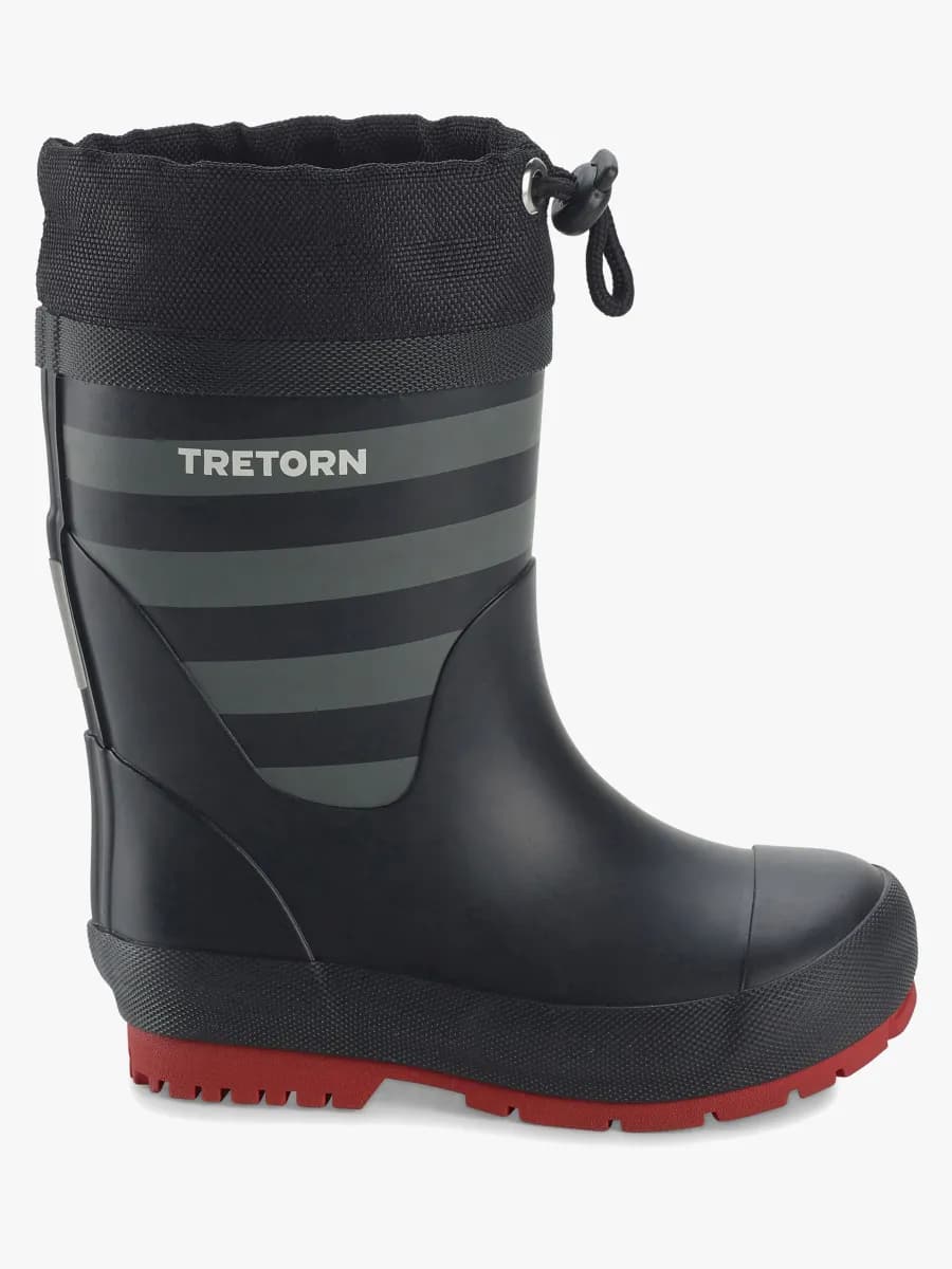 Tretorn Gränna Vinter Fodrade Gummistövlar, Black/Grey, 26 - Bäst i test