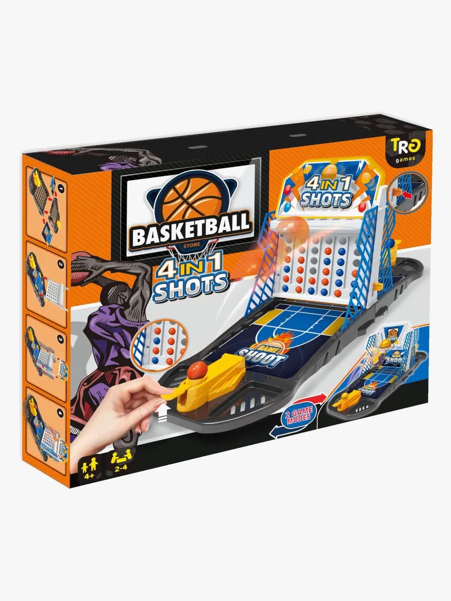 TRG Games Basketball Shoot 4 In 1 Sällskapsspel