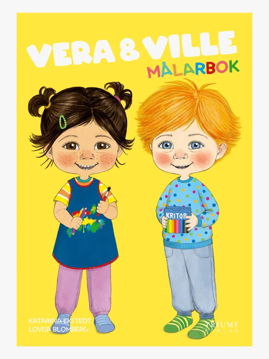 Triumf Förlag Vera &  Ville Målarbok