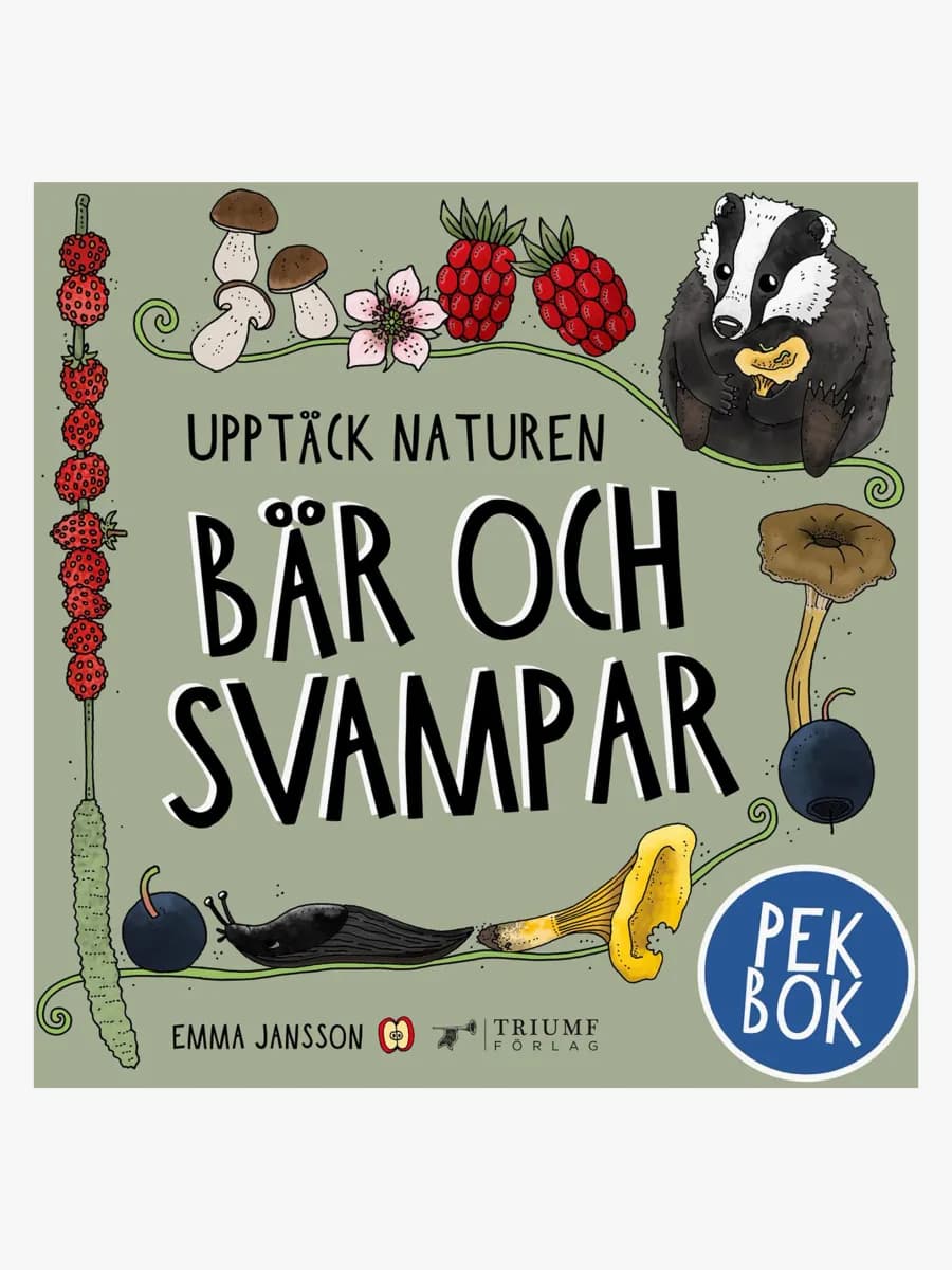 TriumfFörlag Upptäck naturen bär och svampar bok
