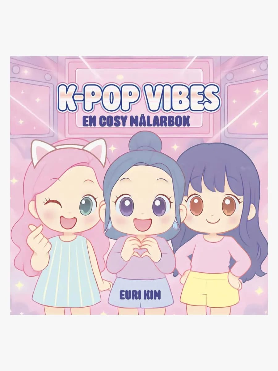 Tukan Förlag Cozy Målarbok K-pop Vibes