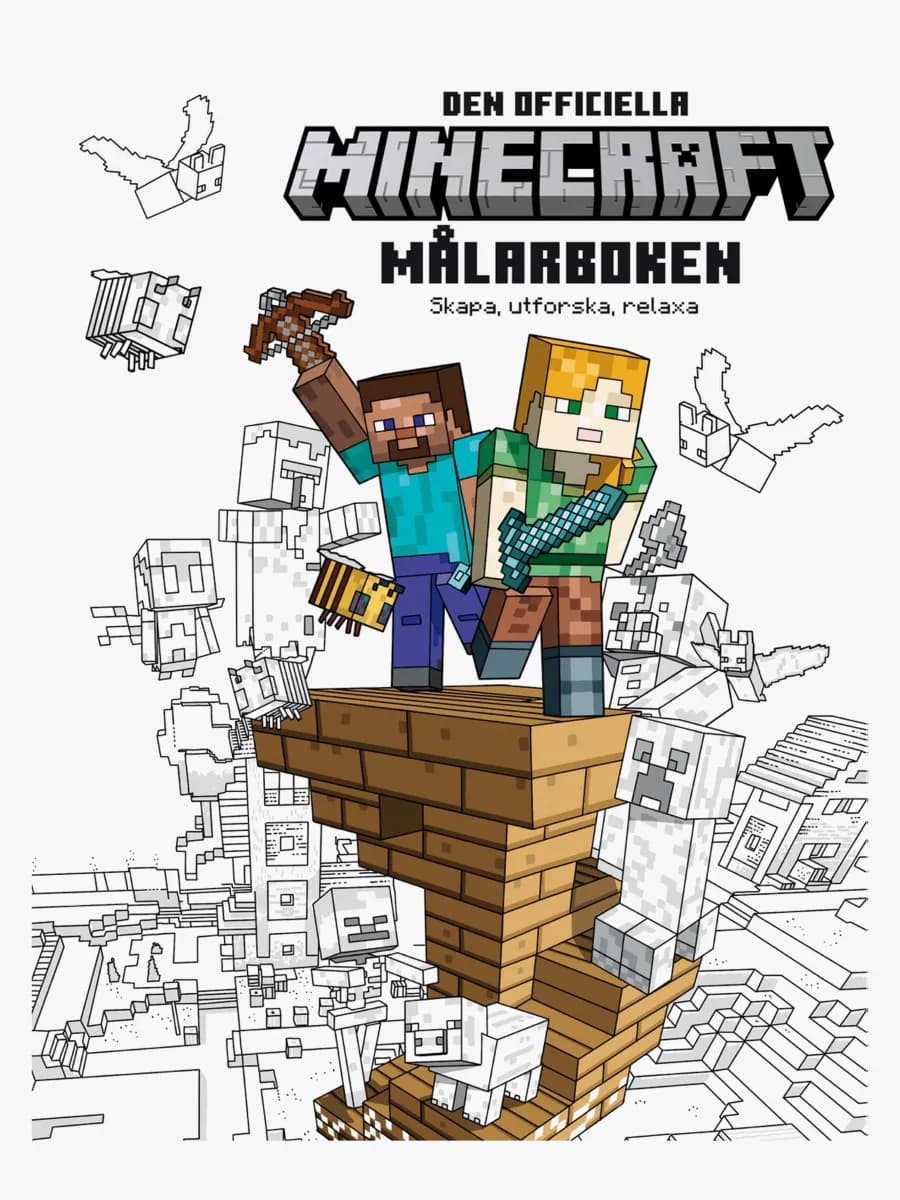 Tukan Förlag Minecraft: Den officiella målarboken Målarbok