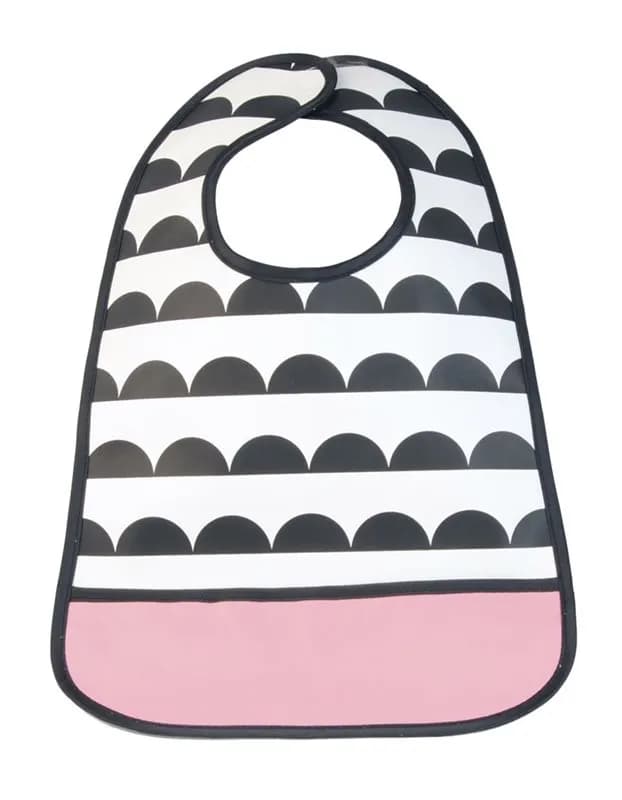 Tullsa haklapp waves, rosa/vit/svart