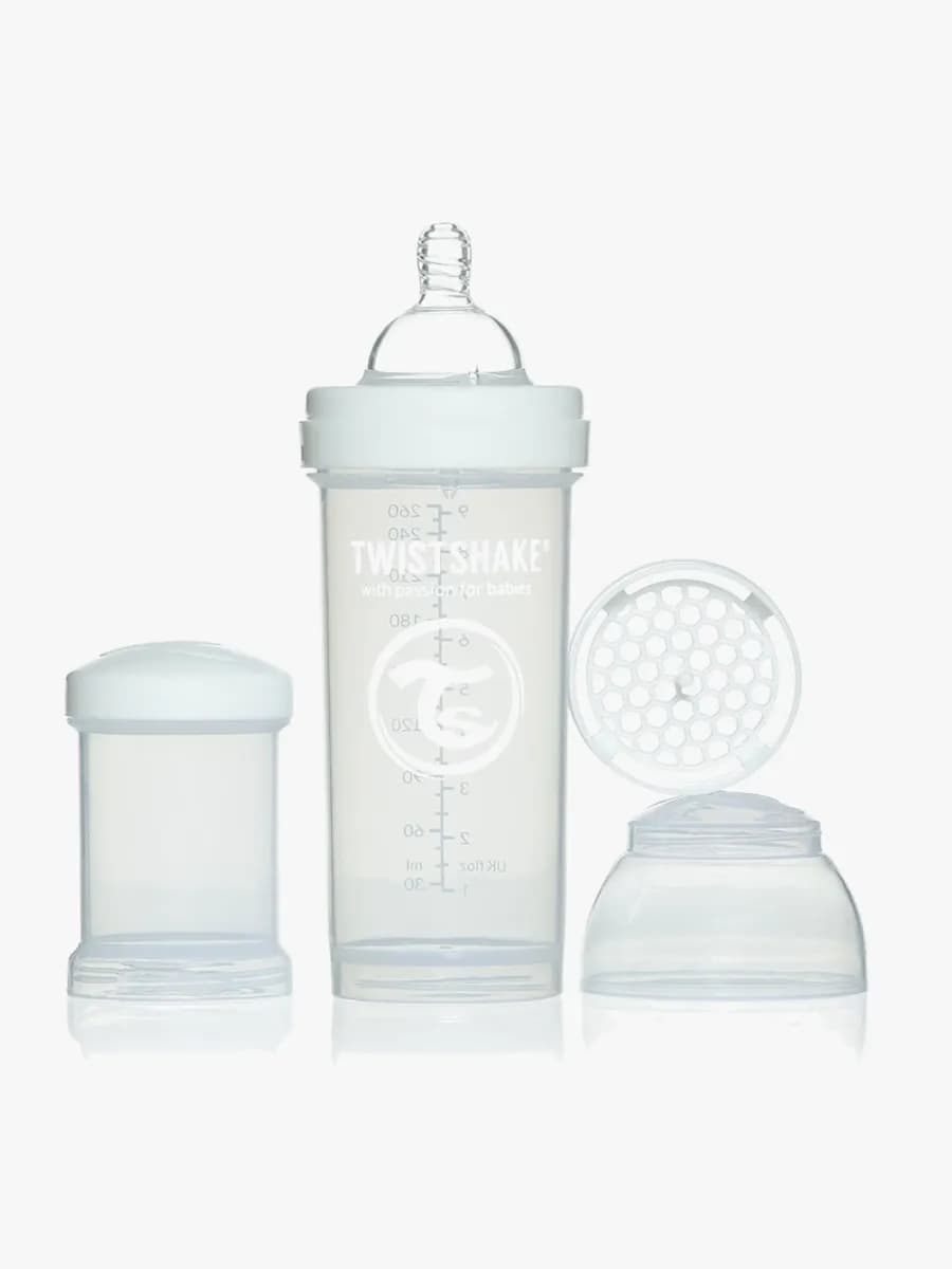 Twistshake Anti-Kolik Nappflaska 260 ml, Vit - Bäst i test