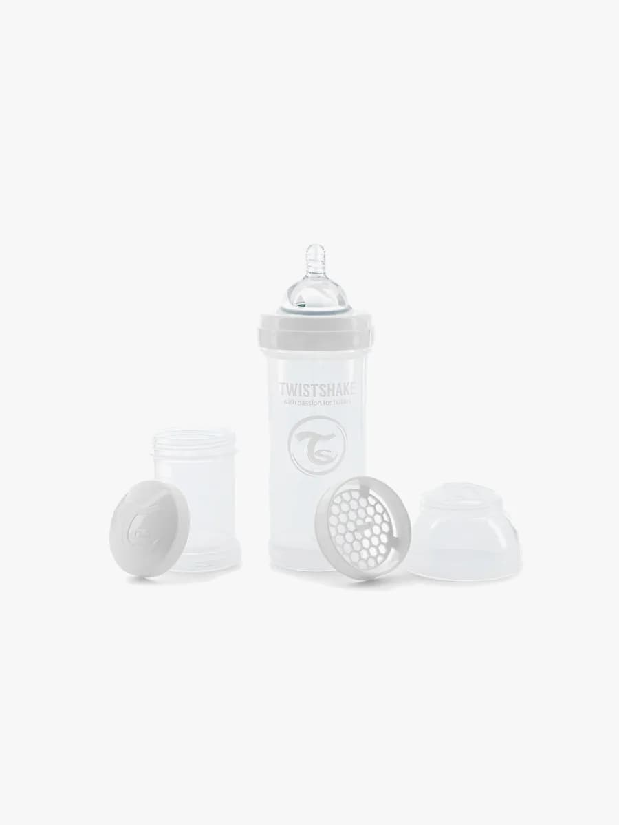 Twistshake Anti-Kolik Nappflaska 260 ml, Vit - Bäst i test
