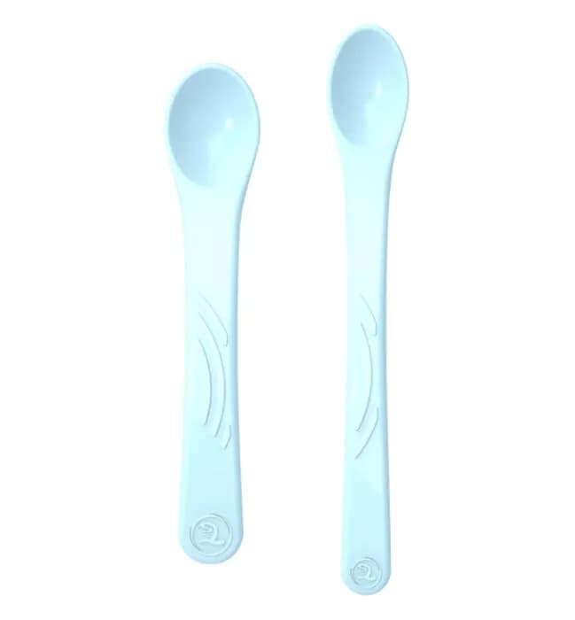 Twistshake Matsked 2-pack (Pastell Blå)