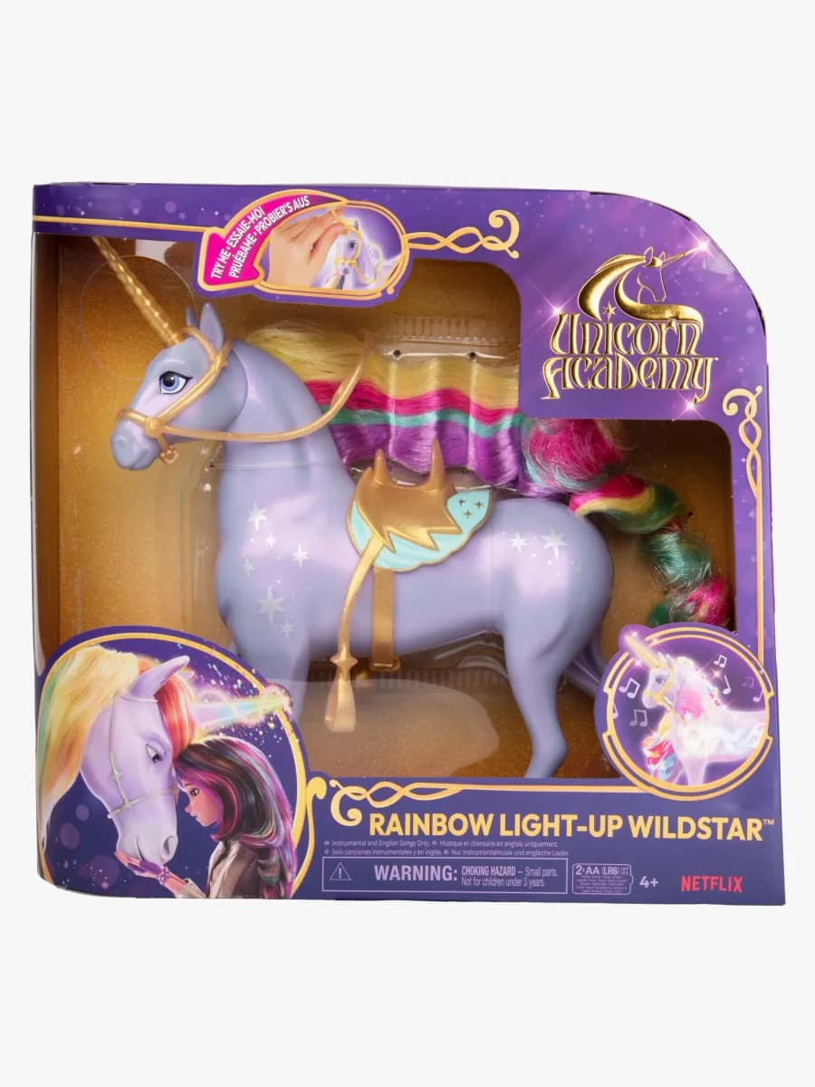Unicorn Academy Enhörning Wildstar med Ljus