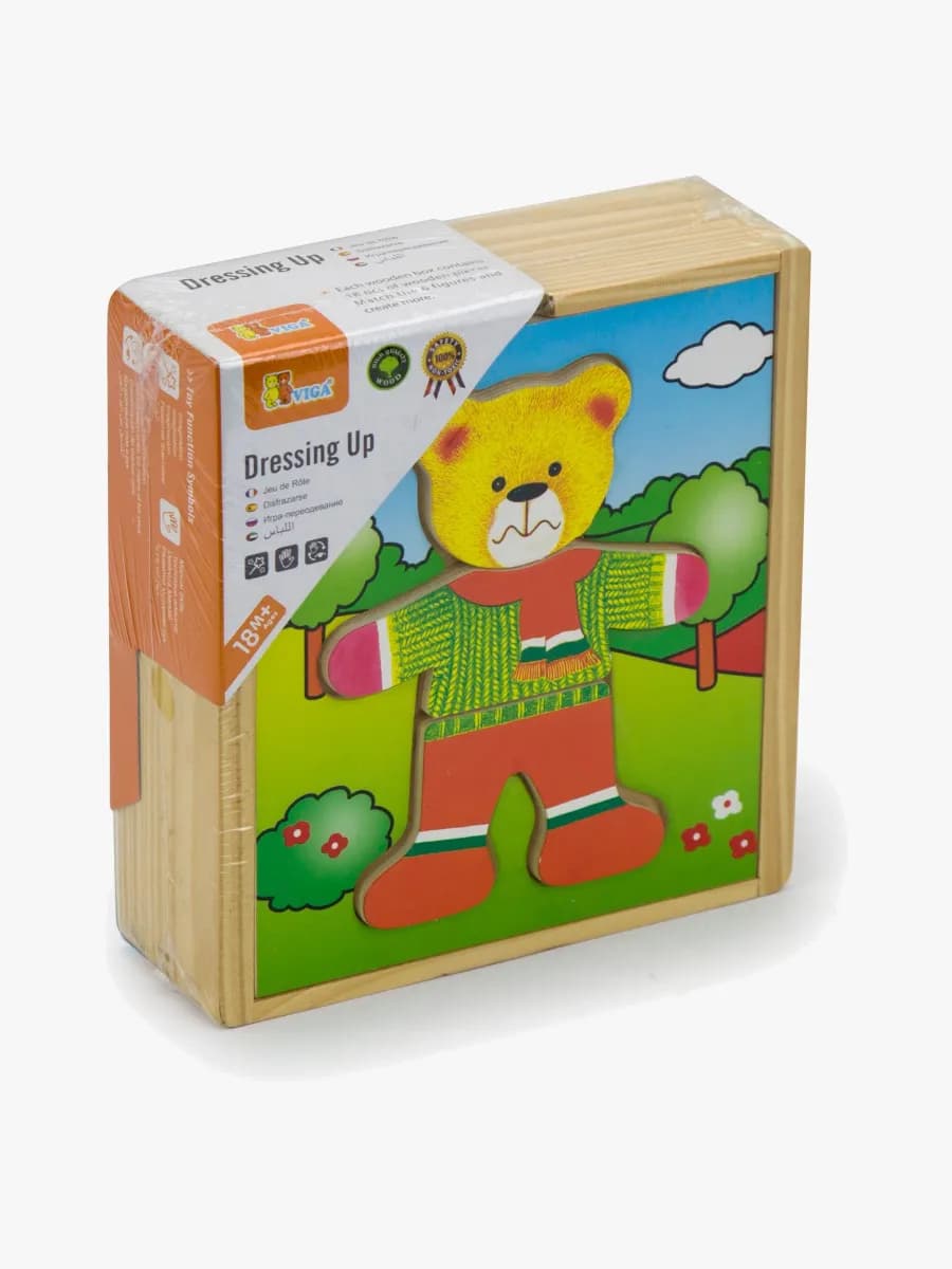 VIGA Träbox Björn