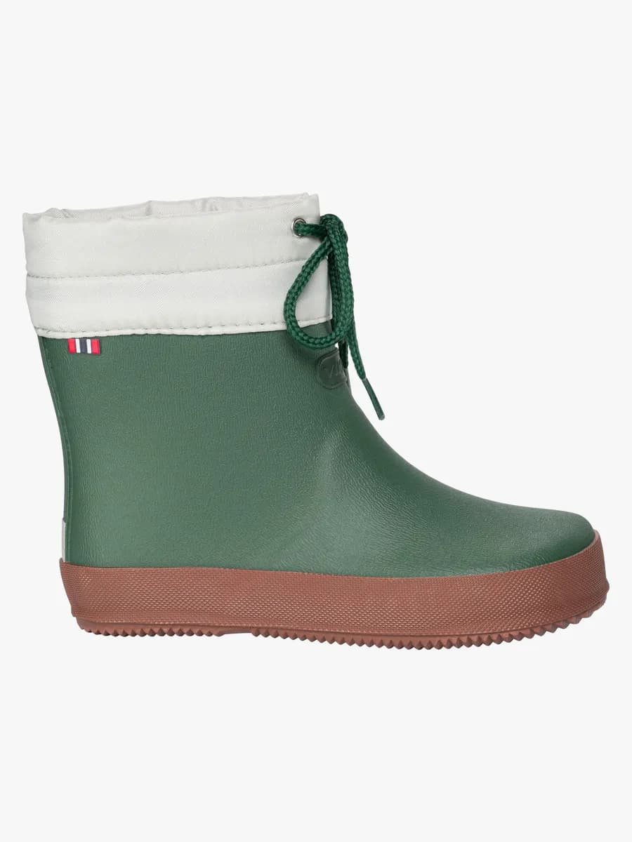 Viking Alv Barefoot Gummistövlar, Dark Green, 25