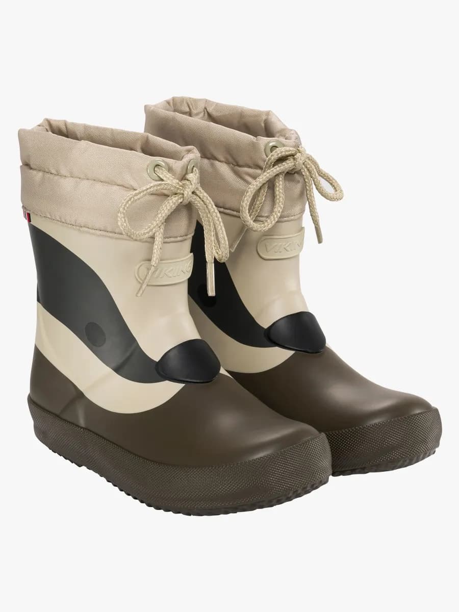 Viking Alv Indie Print Gummistövlar, Brown, 19