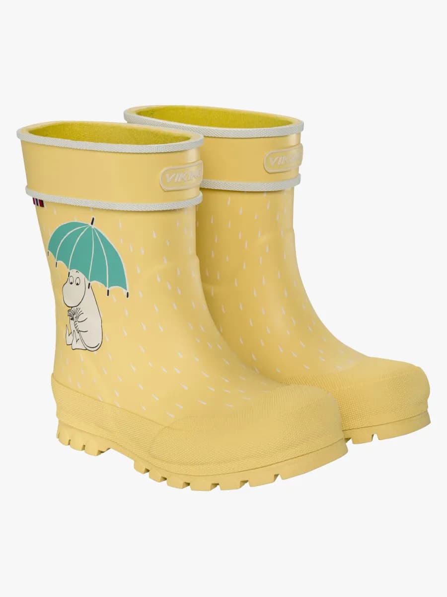 Viking Alv Jolly Mumin Gummistövlar, Light Yellow, 23