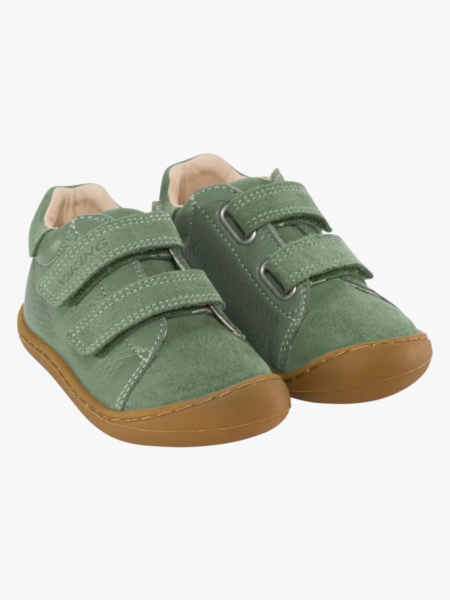 Viking Alv Rena Barefoot 2V Lära-gå-skor, Grön, 27