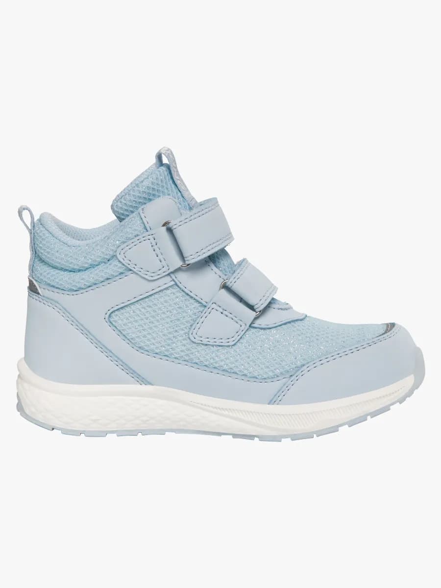 Viking Bouncy Glitter Mid 2V GTX Sneakers, Light Blue, 25