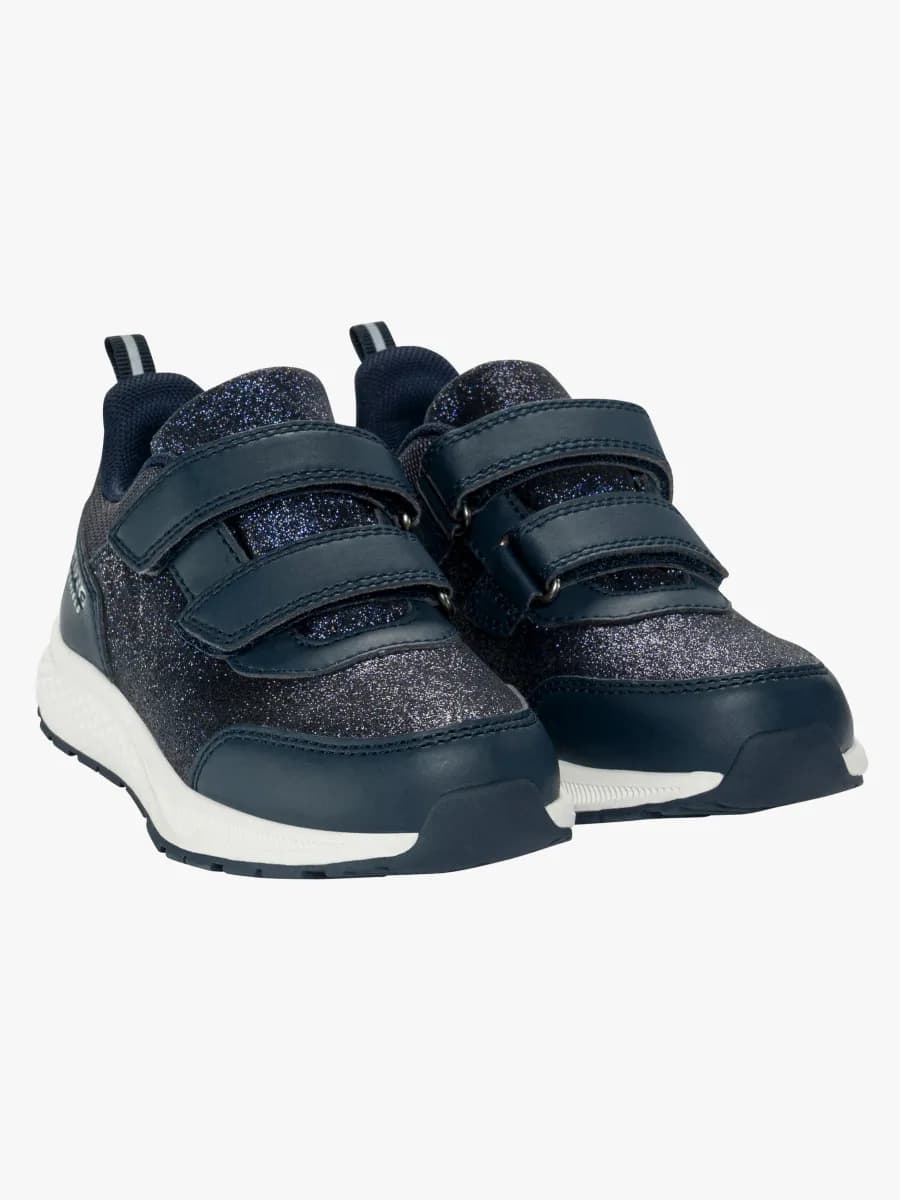 Viking Bouncy Glitter WP 2V Sneakers, Navy, 28
