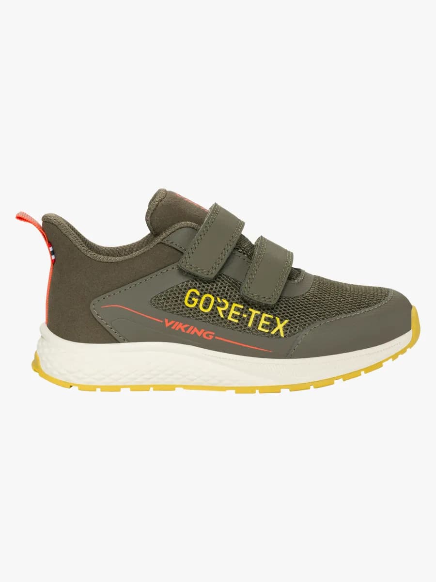 Viking Bouncy GTX 2V Sneakers, Olive, 29