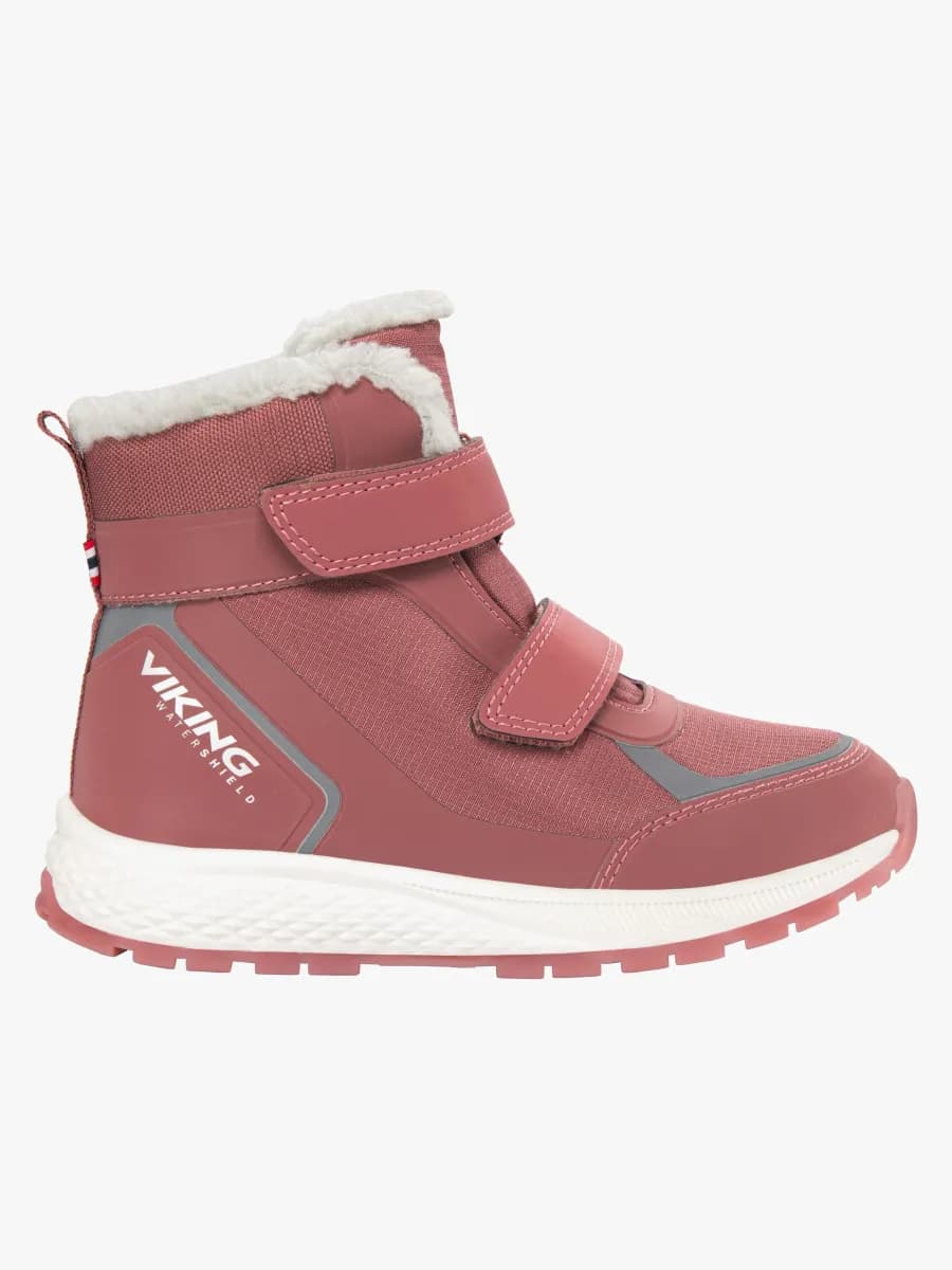 Viking Equip Glow Warm WP 2V Vinterkängor, Rosa, 28