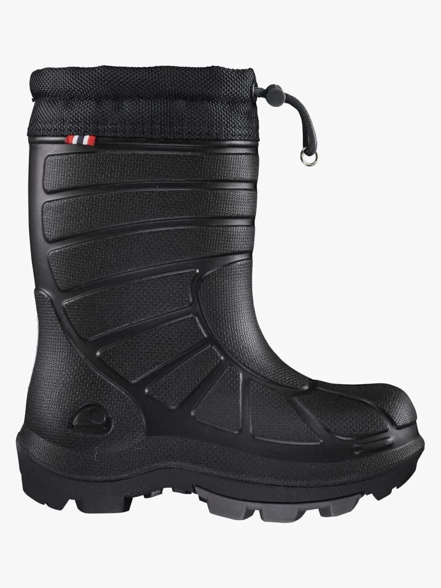 Viking Extreme  Fodrade Gummistövlar, Black/Charcoal, 28