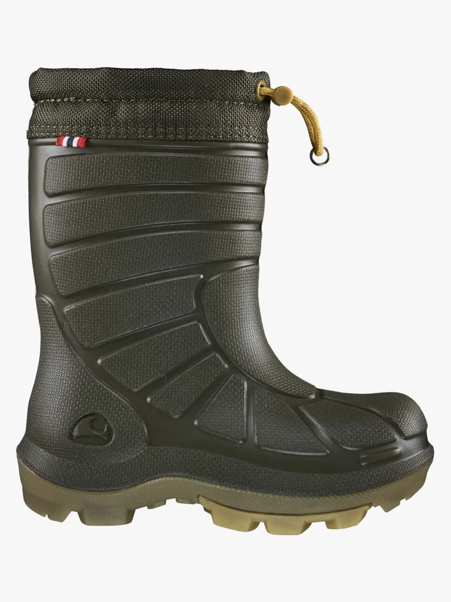 Viking Extreme  Fodrade Gummistövlar, Hunting Green/Khaki, 22
