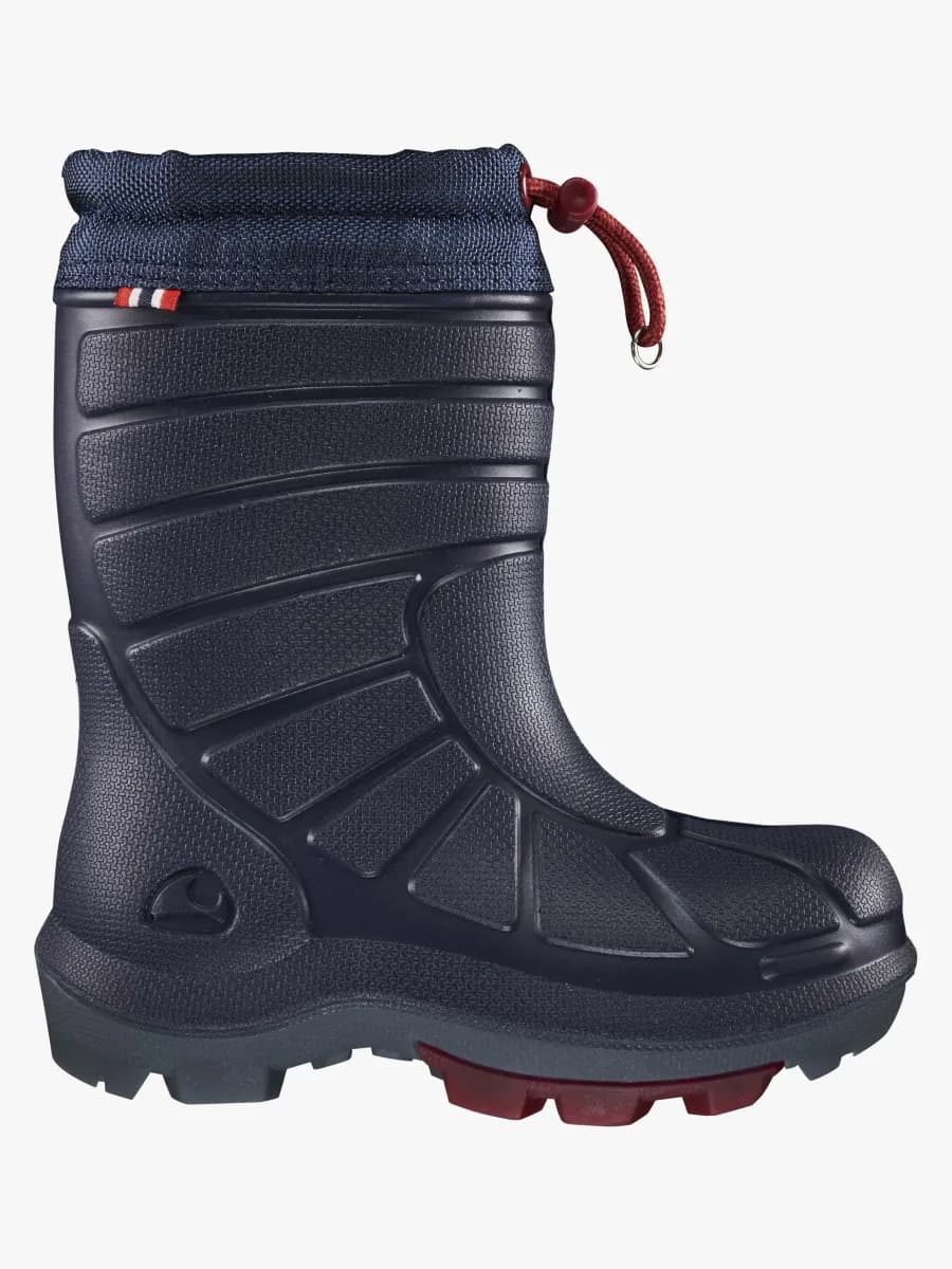 Viking Extreme  Fodrade Gummistövlar, Navy/Dark red, 29