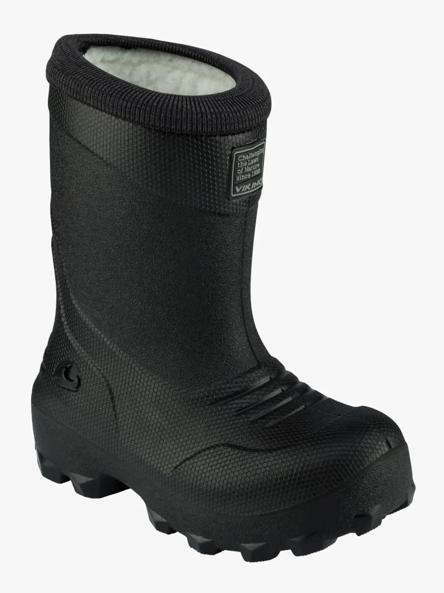 Viking Frost Fighter  Fodrade Gummistövlar, Black, 25 - Bäst i test