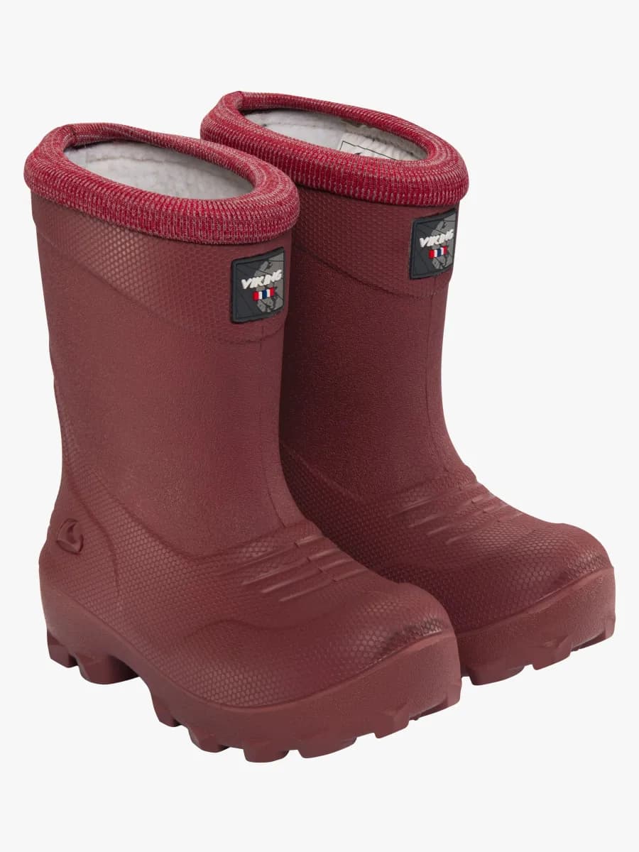 Viking Frost Fighter  Fodrade Gummistövlar, Dark Pink, 32 - Bäst i test
