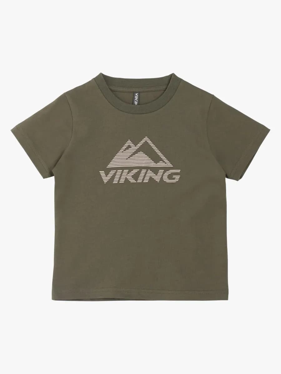 Viking Funtime T-shirt, Olive, 128