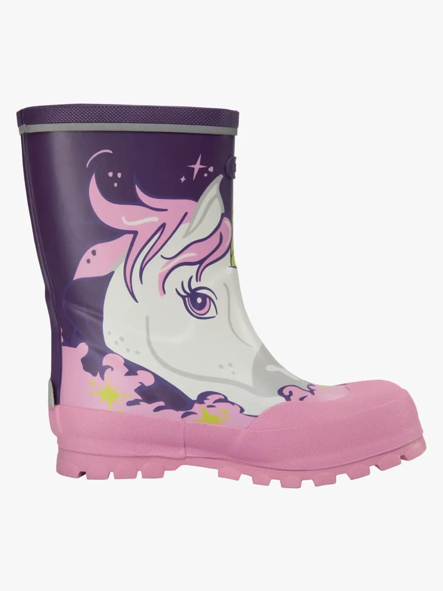 Viking Jolly Print Gummistövlar, Purple, 32 - Bäst i test