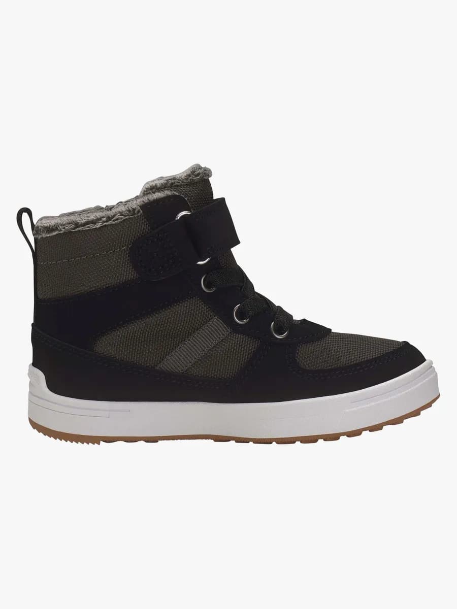 Viking Lucas Mid WP Warm Vinterkängor, Black/Charcoal, Stl 25