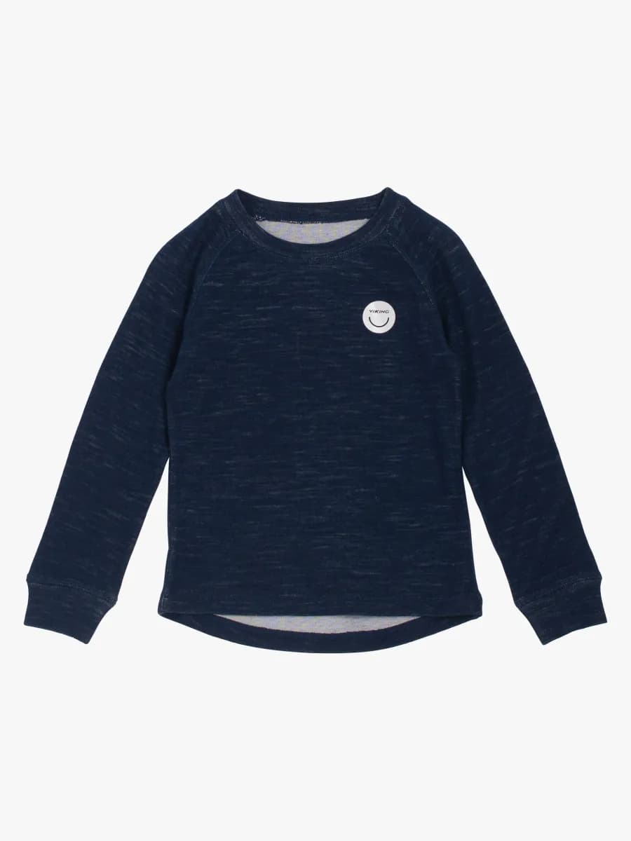 Viking Soft Merino Underställströja Merinomix, Navy, 98