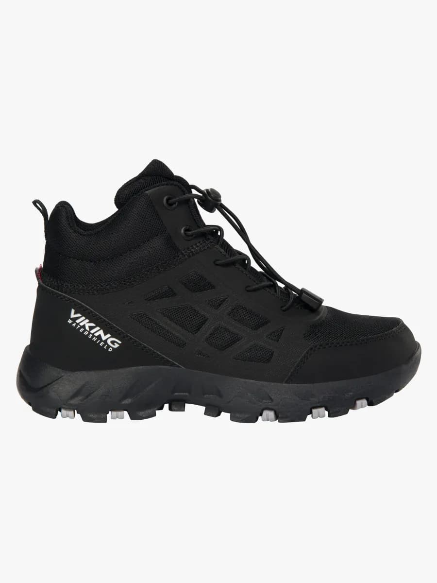 Viking Track Mid SL WP Sneakers, Black, 31