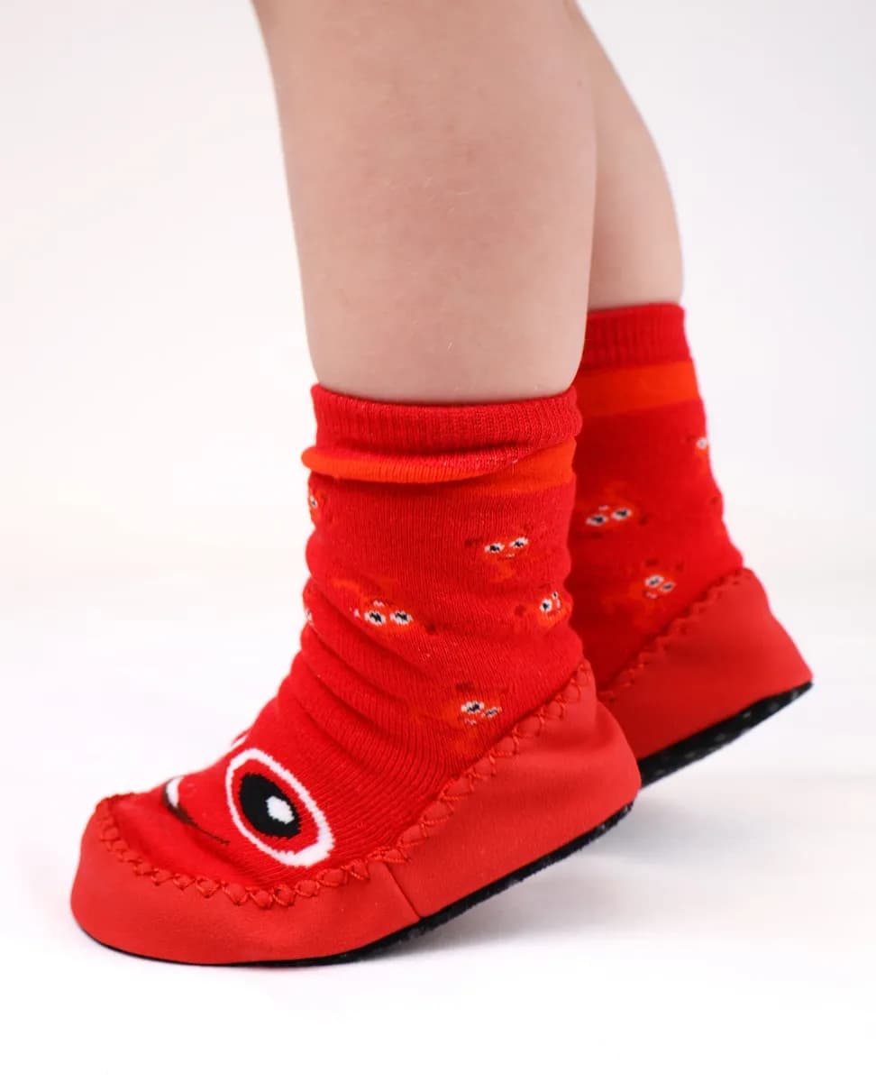 Vincent Bobbo Moccasiner, Red, 22-24