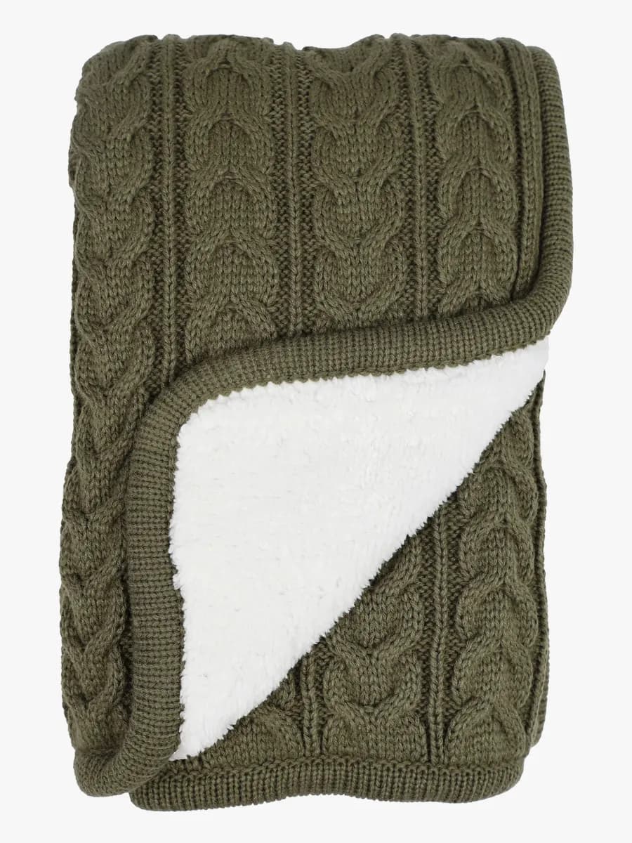 Vinter &  Bloom Cuddly Filt, Dusty Olive