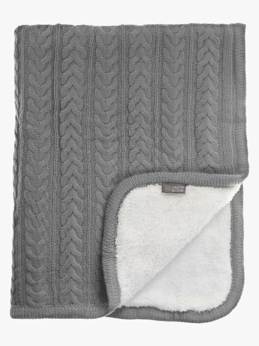 Vinter &  Bloom Filt Cuddly, Dove Grey
