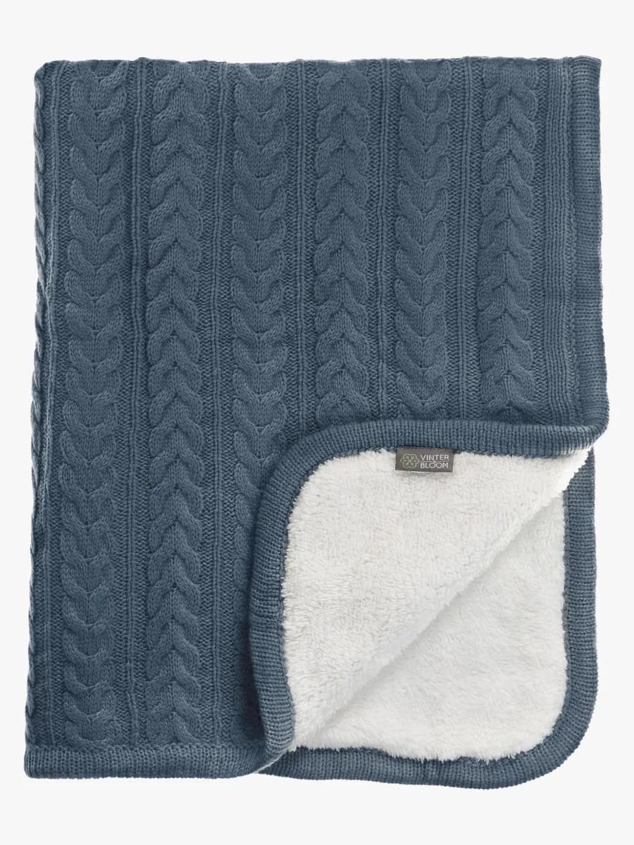 Vinter &  Bloom Filt Cuddly, Storm Blue
