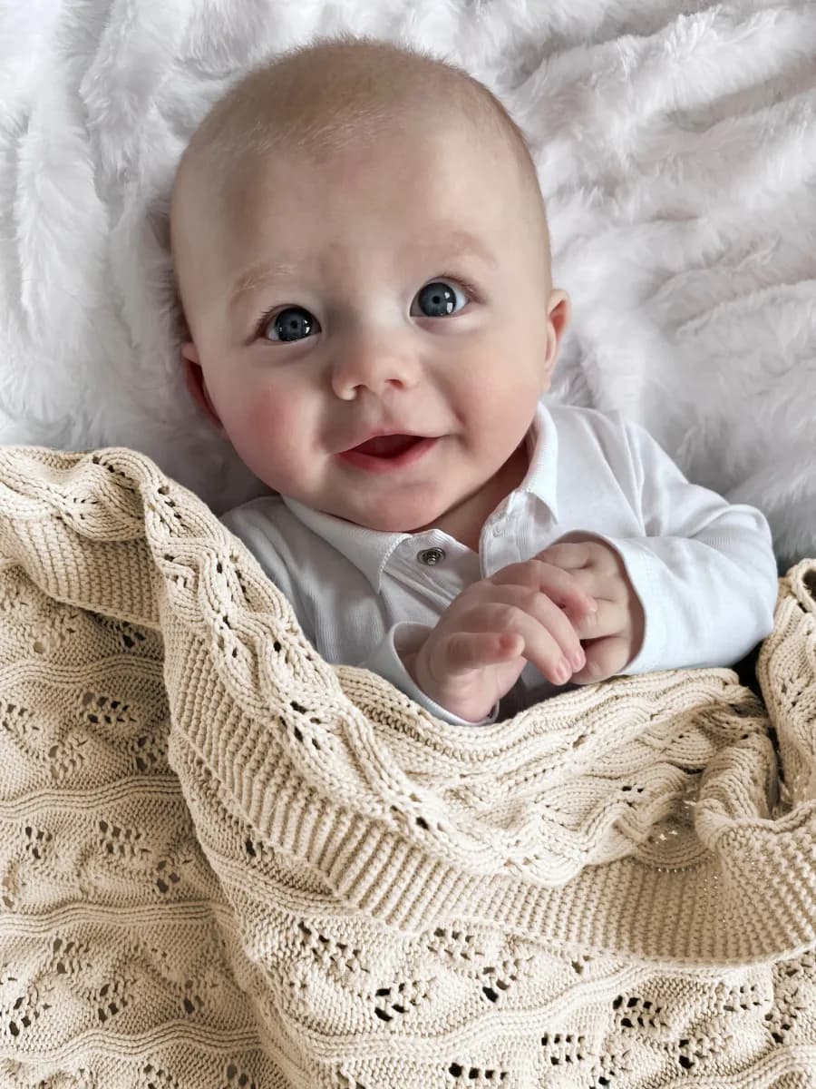 Vinter &  Bloom Moment Filt EKO, Linen Beige