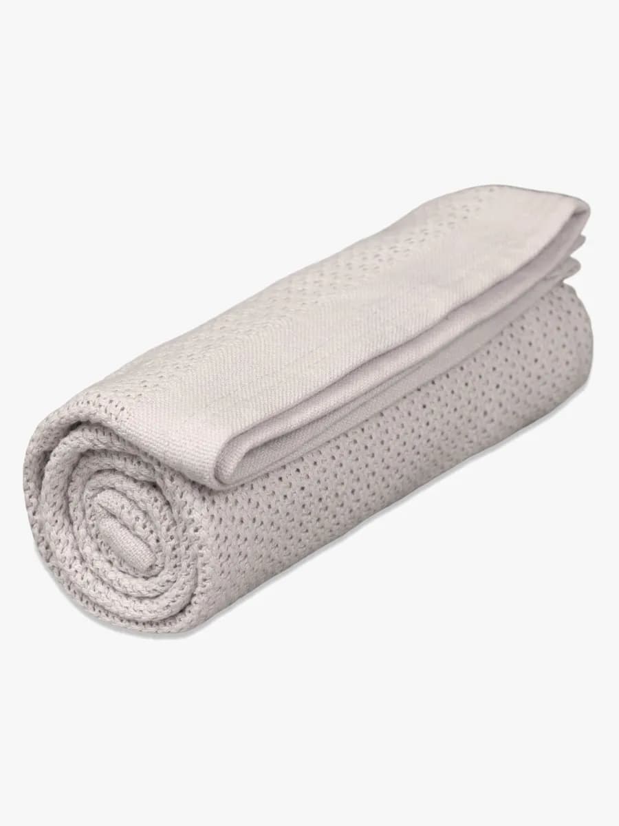 Vinter &  Bloom Soft Grid Gallerfilt, Dove Grey