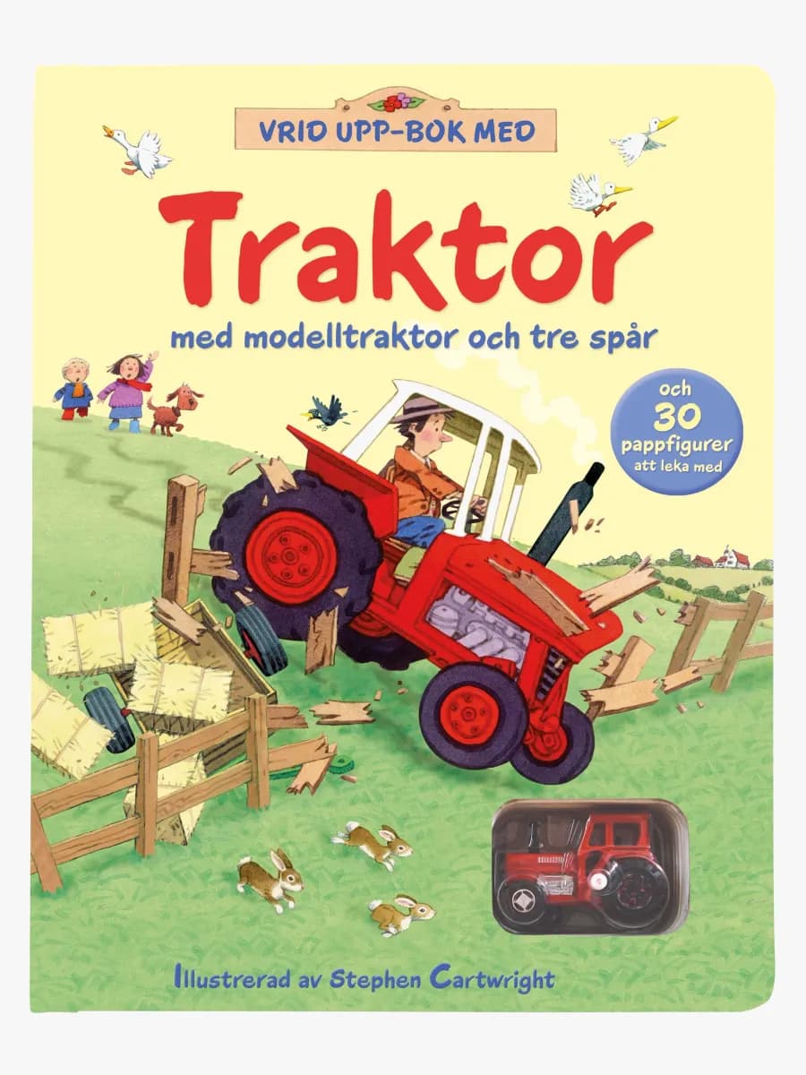Vrid upp-bok med Traktor