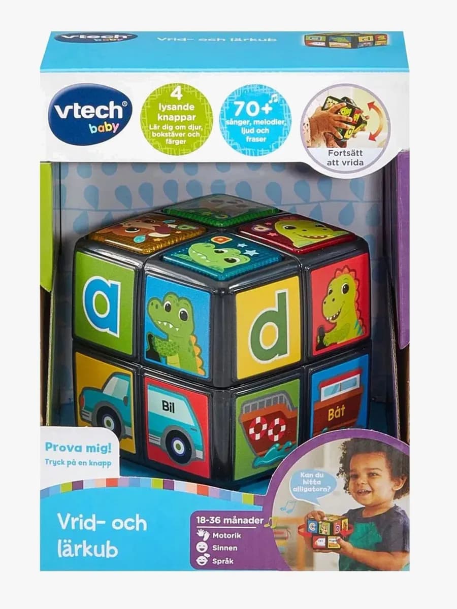Vtech Baby Vrid- och Lärkub Djur