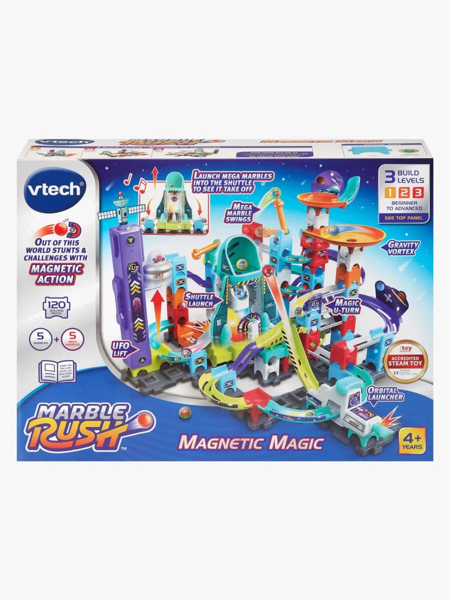 Vtech Marble Rush Space Magnetic XL300E Kulbana 120 Delar