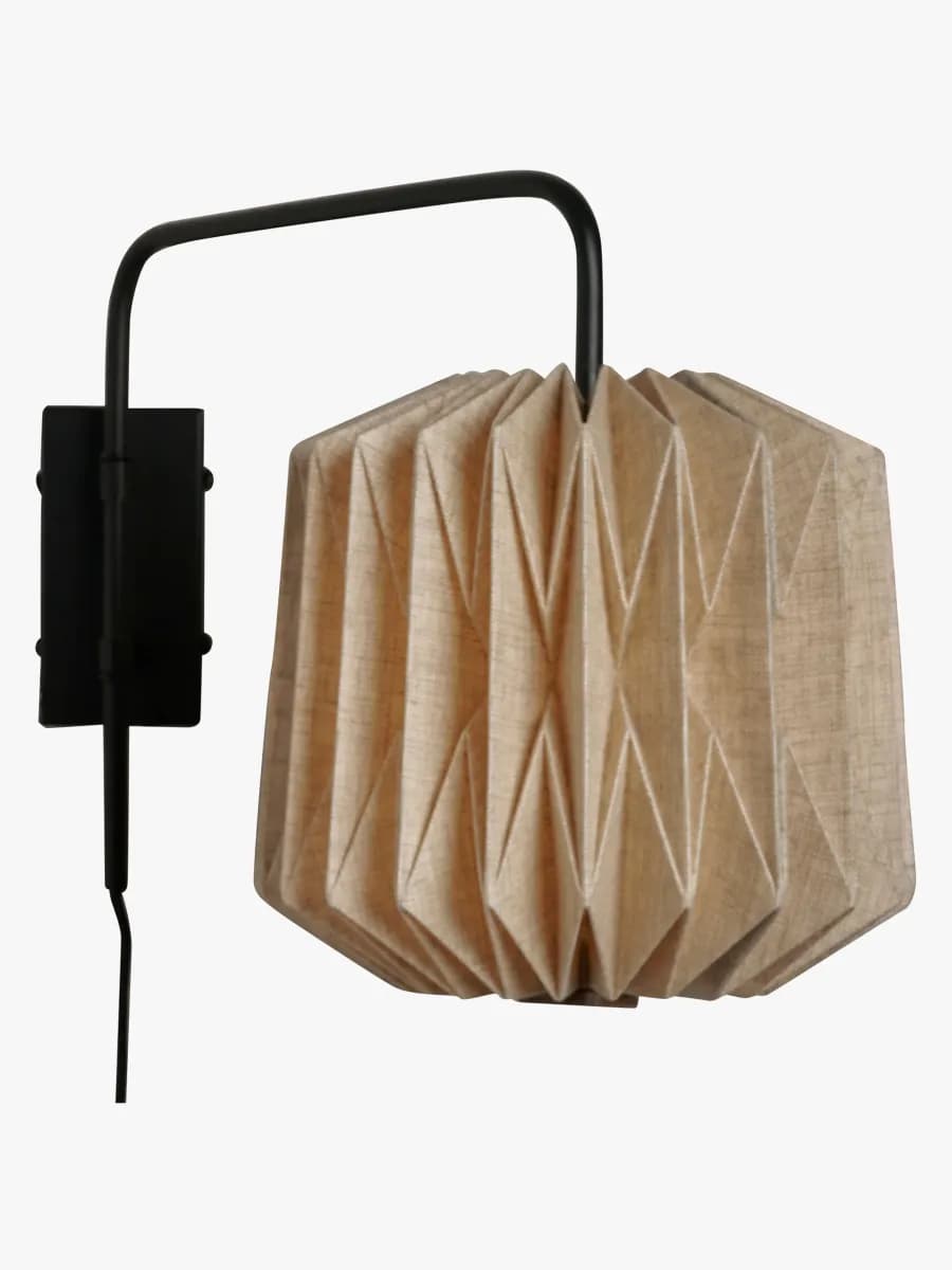 Watt& Veke Alba Vägglampa, Natural, Barnrum