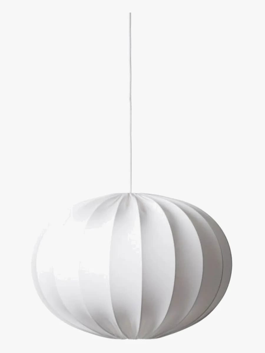 Watt& Veke  Oval Boll Lampskärm 65, Vit