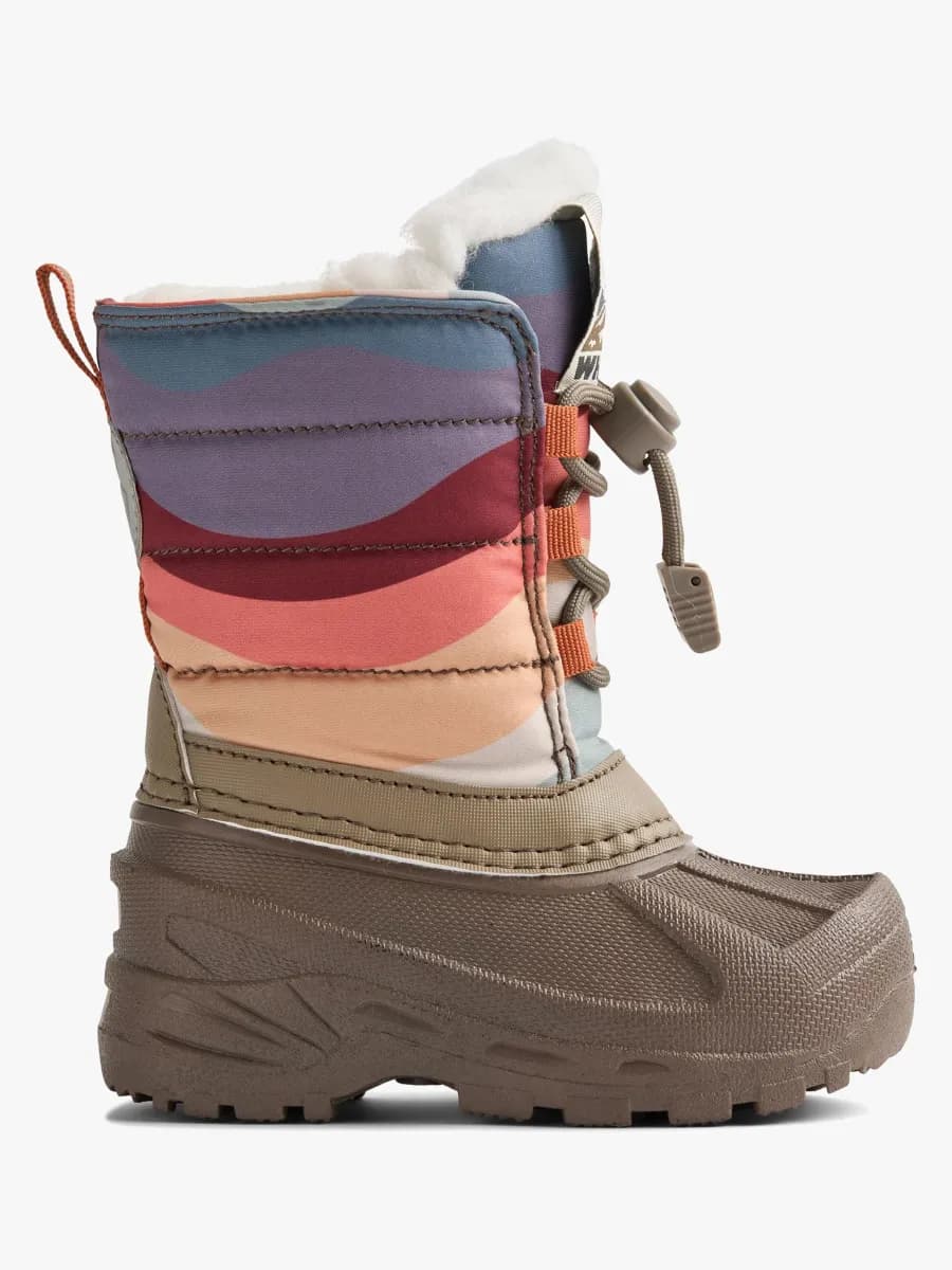Wheat Aleex Vinterkängor, Rainbow Waves, 30