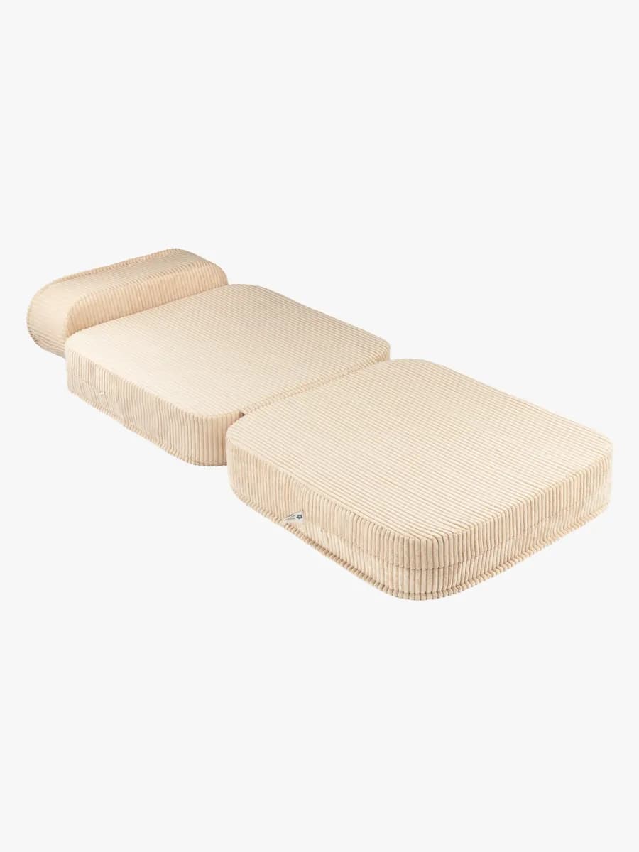 Wigiwama Flip Vikbar Barnstol 150x60 cm, Brown Sugar
