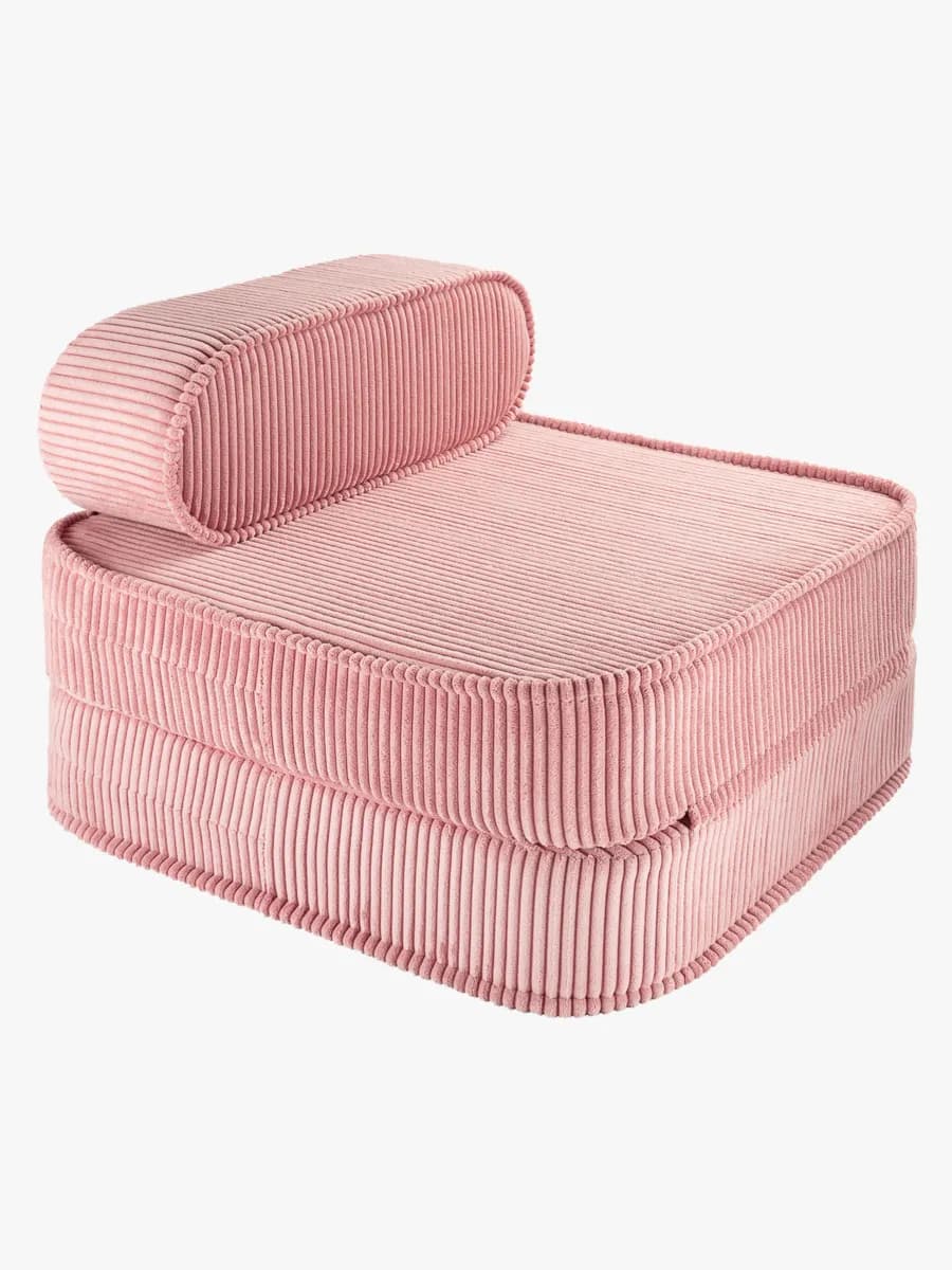 Wigiwama Flip Vikbar Barnstol 150x60 cm, Pink Mousse