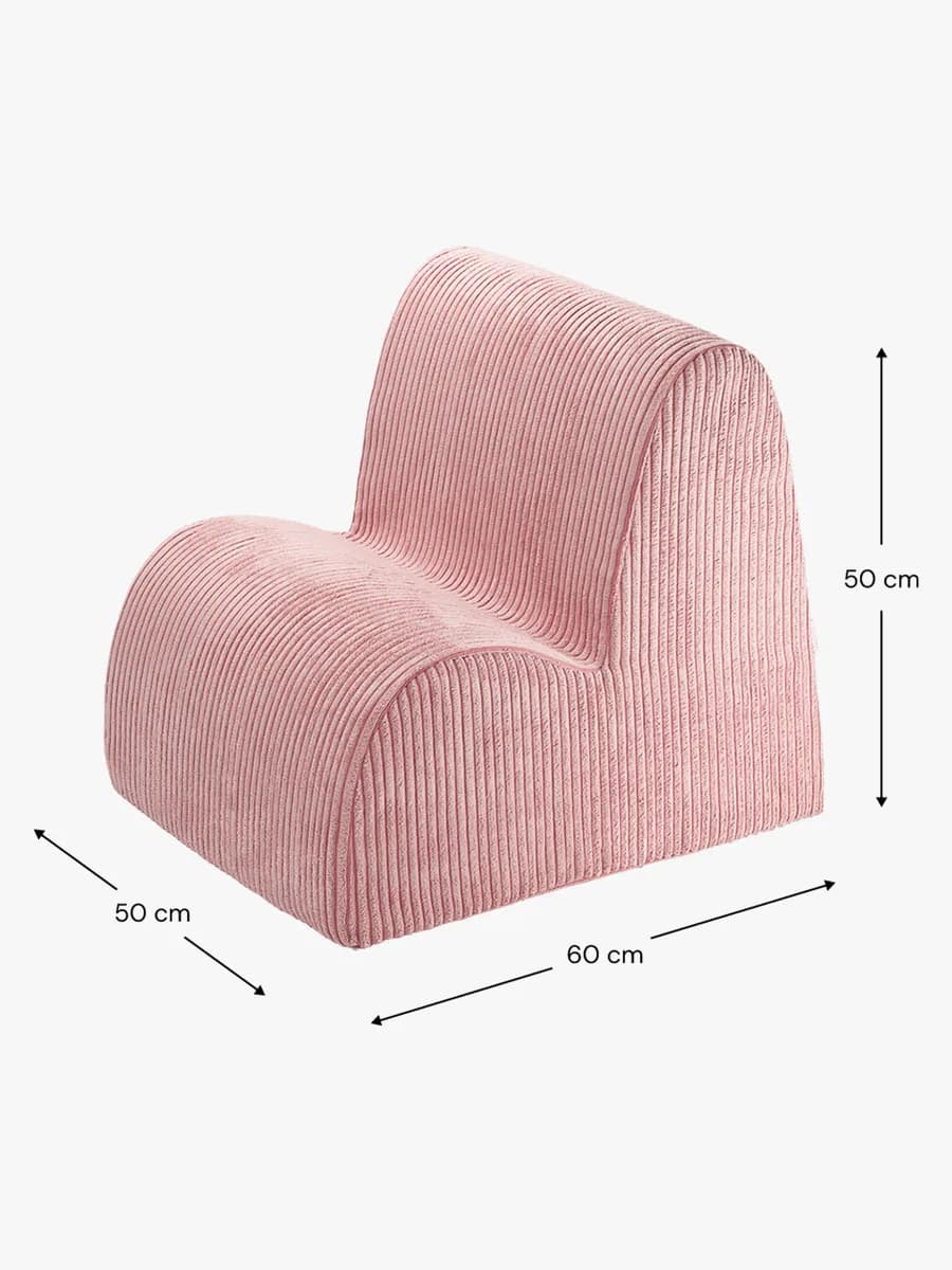 Wigiwama Moln Barnfåtölj, Pink Mousse