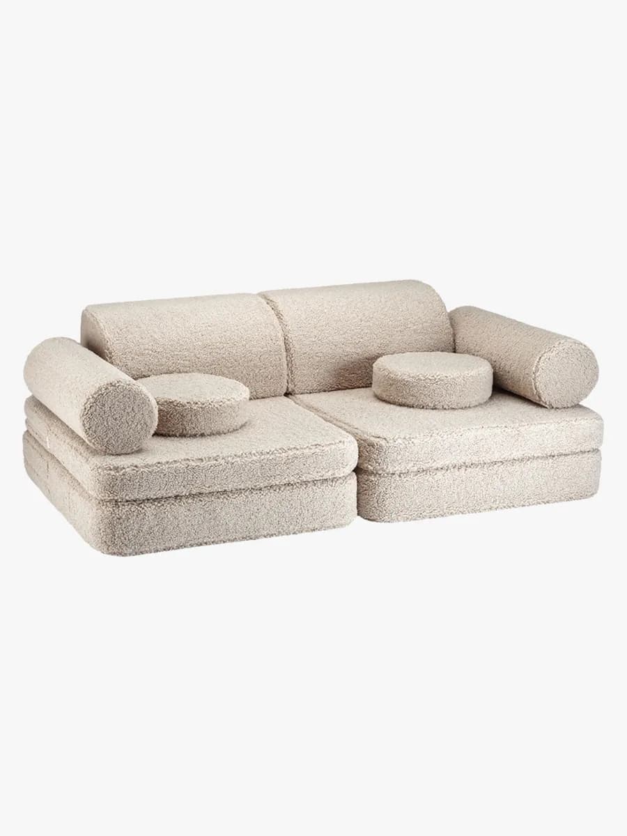 Wigiwama Play Byggbar Soffa 272x156 cm, Biscuit
