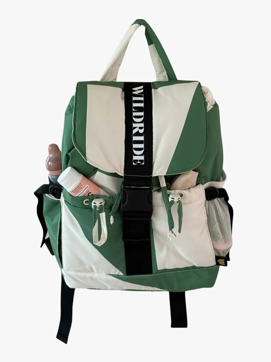 Wildride Skötväska Ryggsäck, Green Graphic