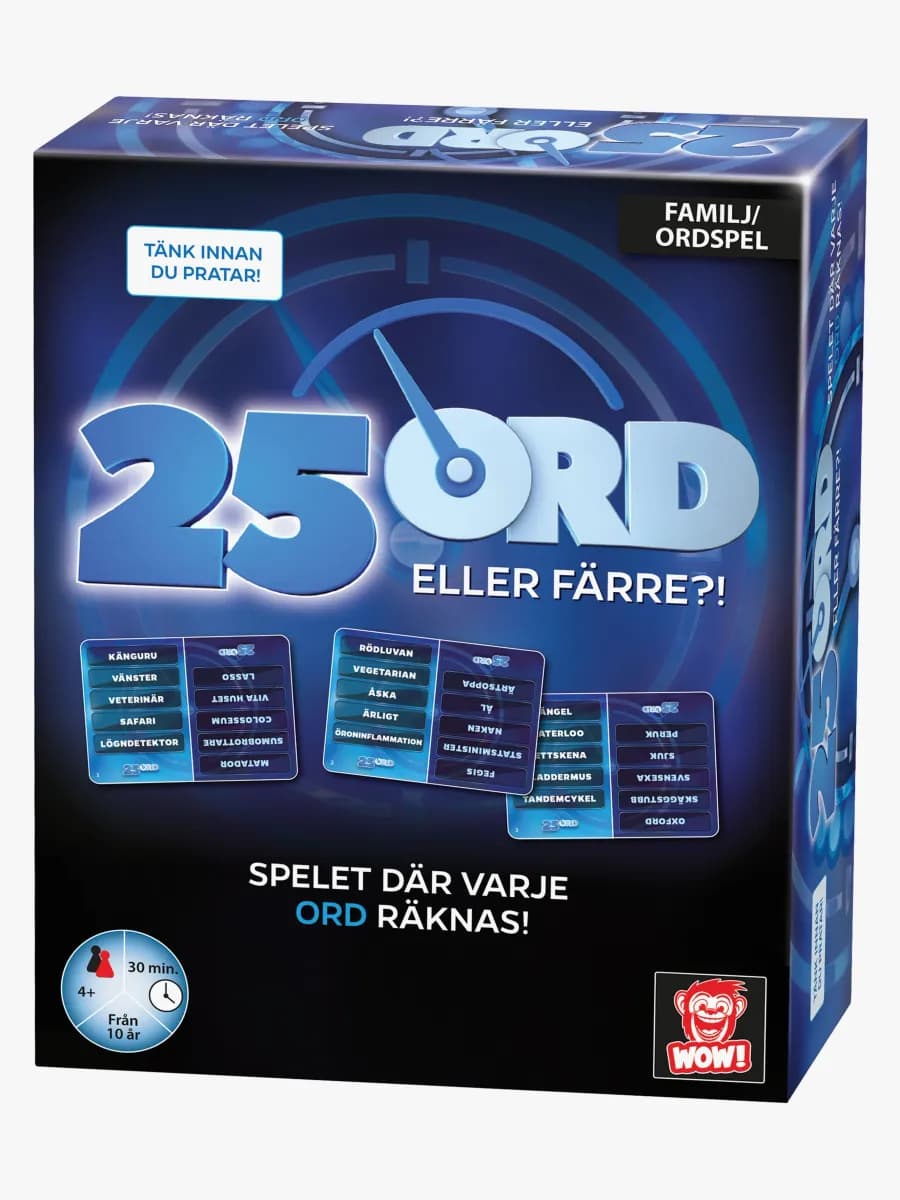 WOW! 25 Ord eller färre